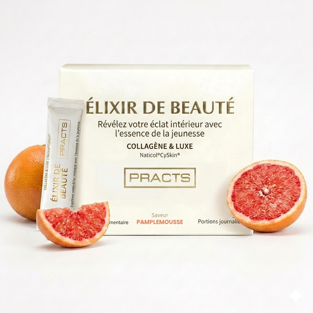 Practs ÉLIXIR DE BEAUTÉ COLLAGÈNE & LUXE, Naticol®CySkin®