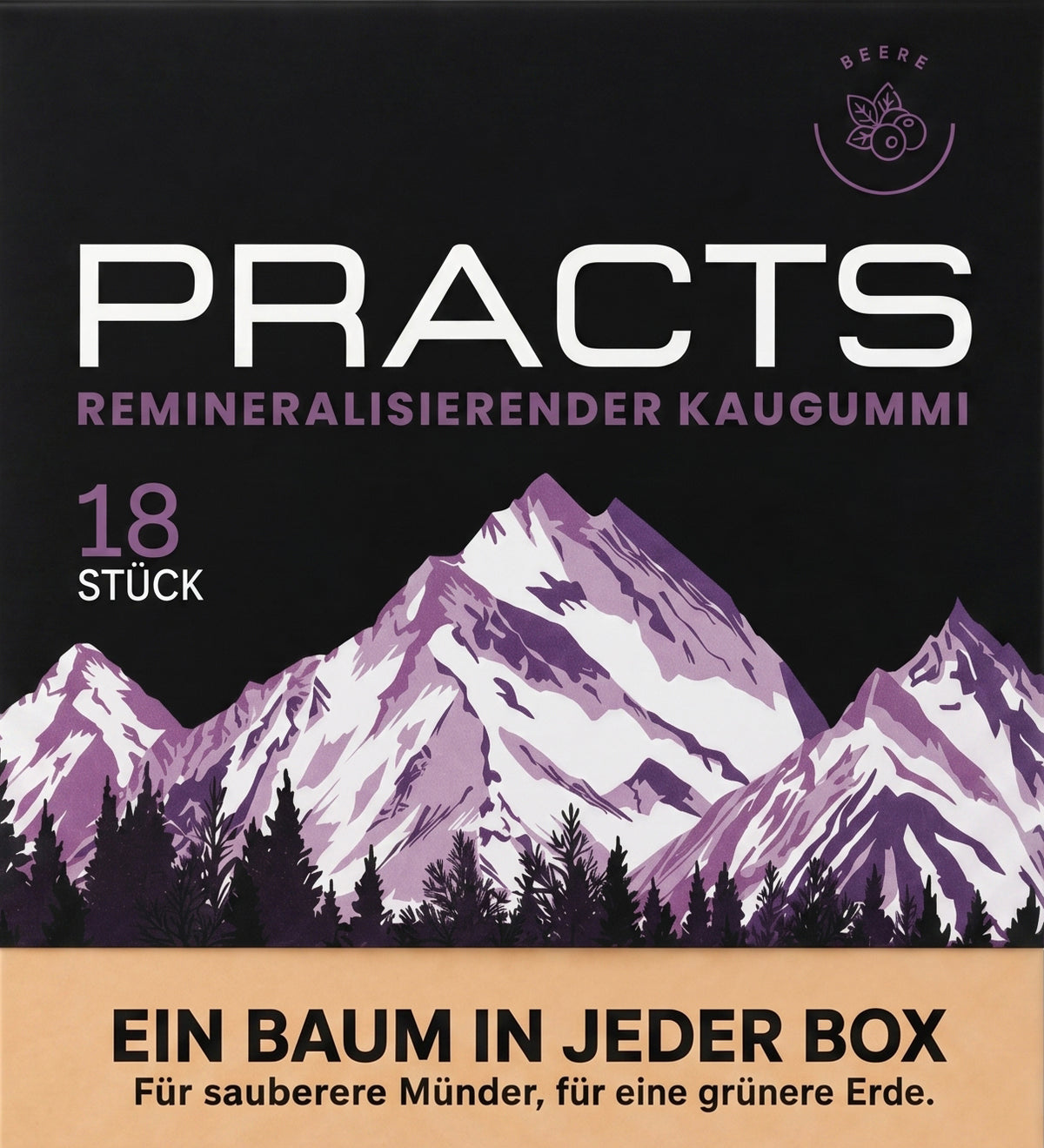 PRACTS Remineralisierender Kaugummi