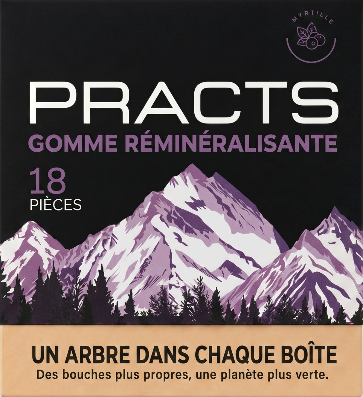 PRACTS Chewing-gum Reminéralisant