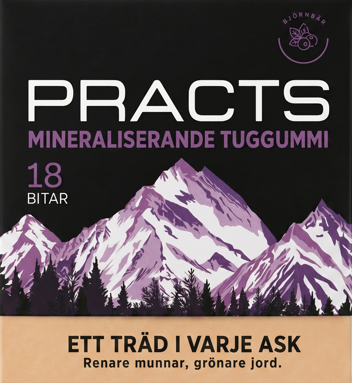 PRACTS Remineraliserande Tuggummi