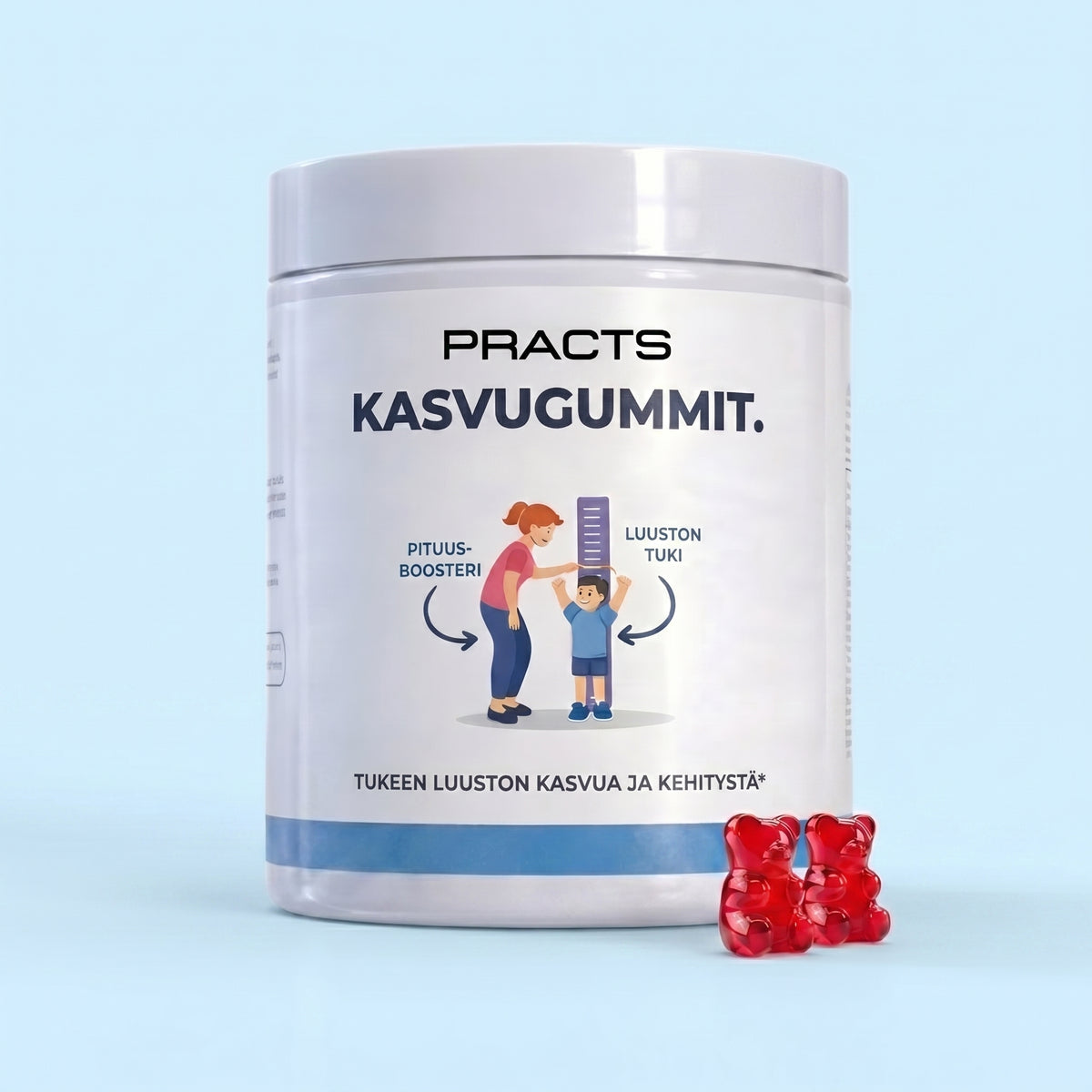 PRACTS Kasvugummit