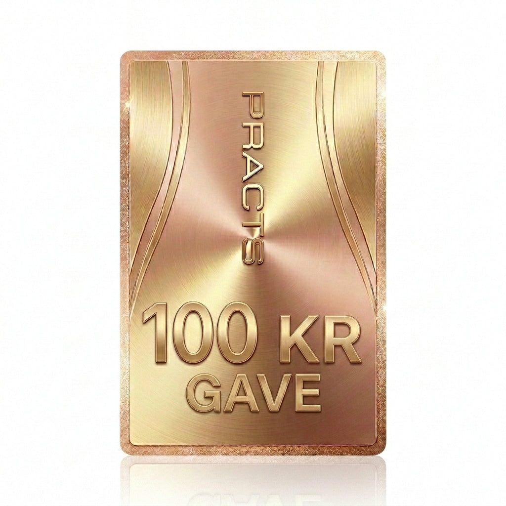 PRACTS 100 kr Gavekort