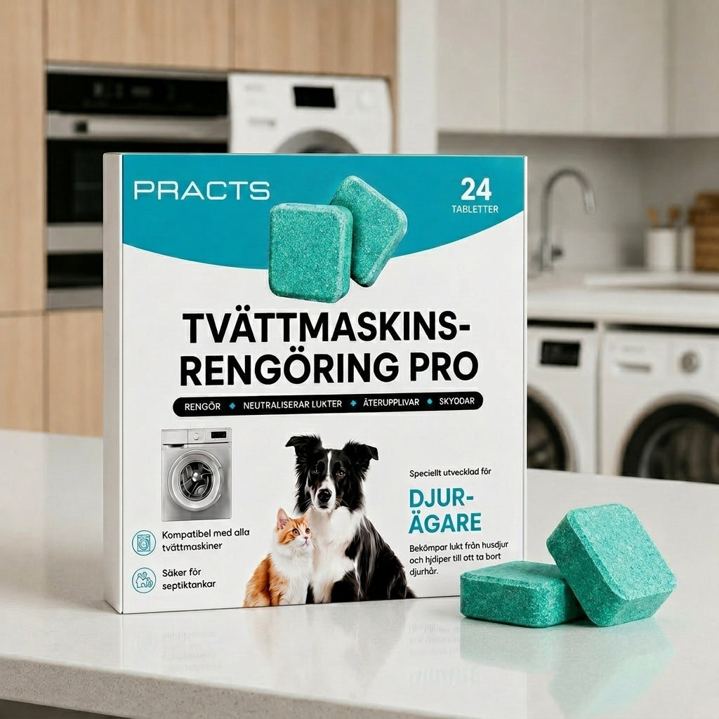 PRACTS Tvättmaskinsrengöring