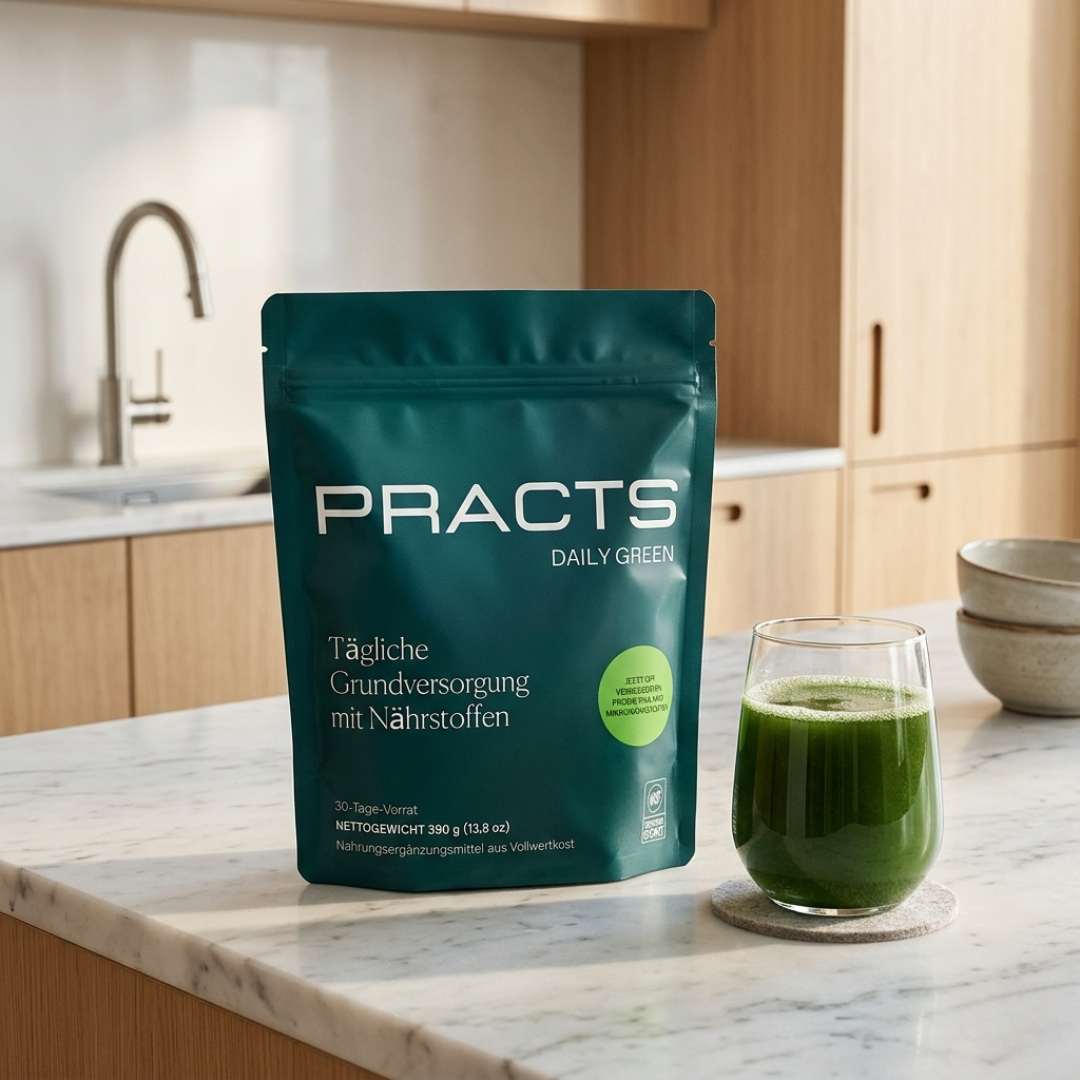 PRACTS Daily Green Powder Supplements-DE