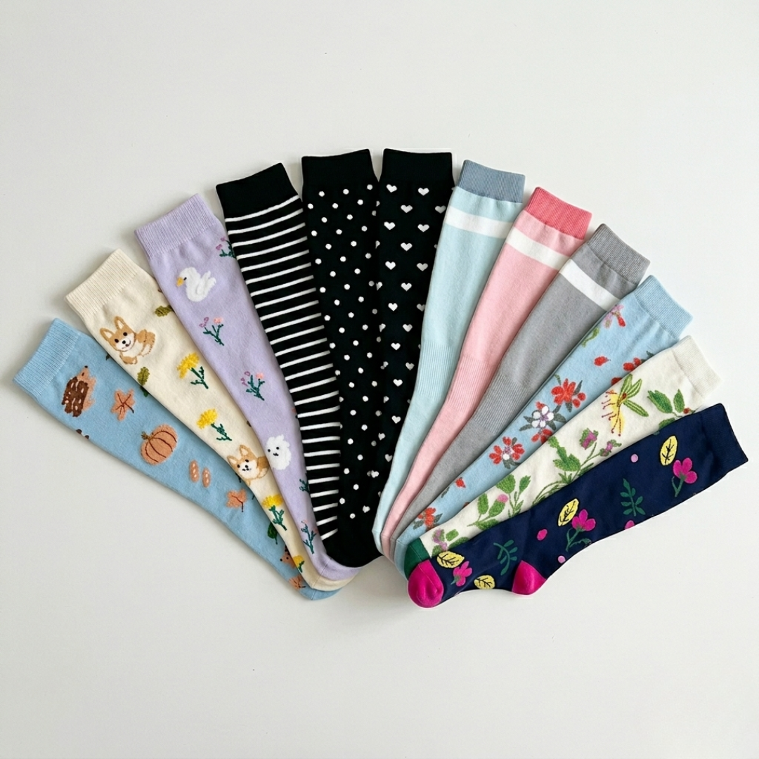 PRACTS ColorComfort 6-Pack Compression Socks-DE