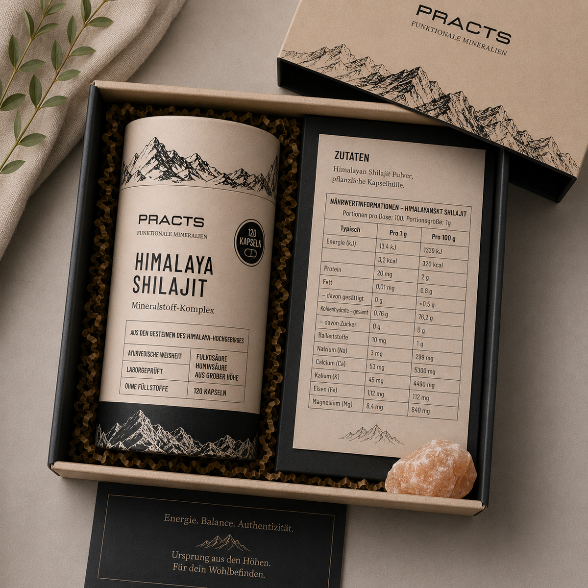 PRACTS Himalaya Shilajit Kapseln