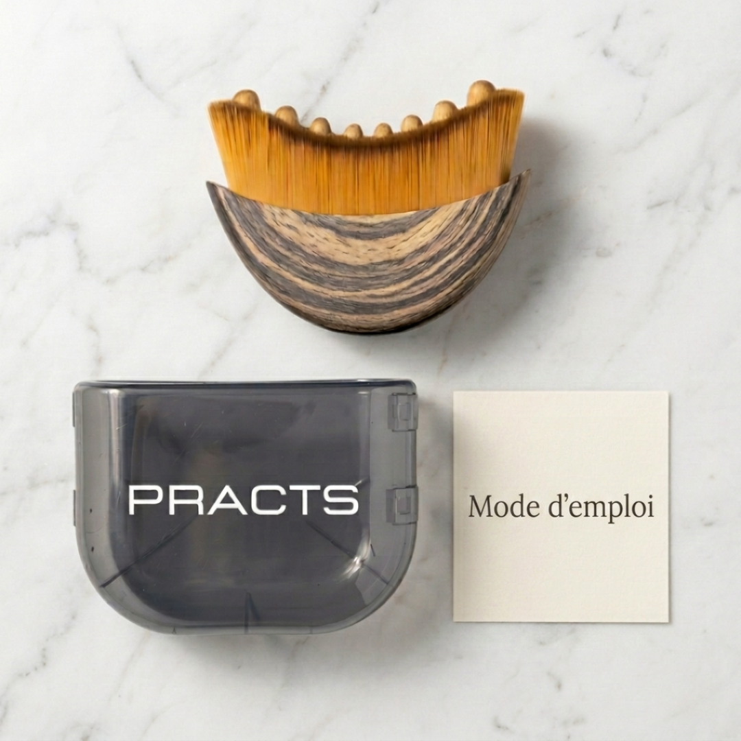 PRACTS Lymphatic Facial Brush-FR