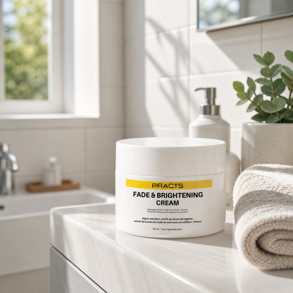 Offre spéciale : Crème éclaircissante et anti-décoloration PRACTS FR