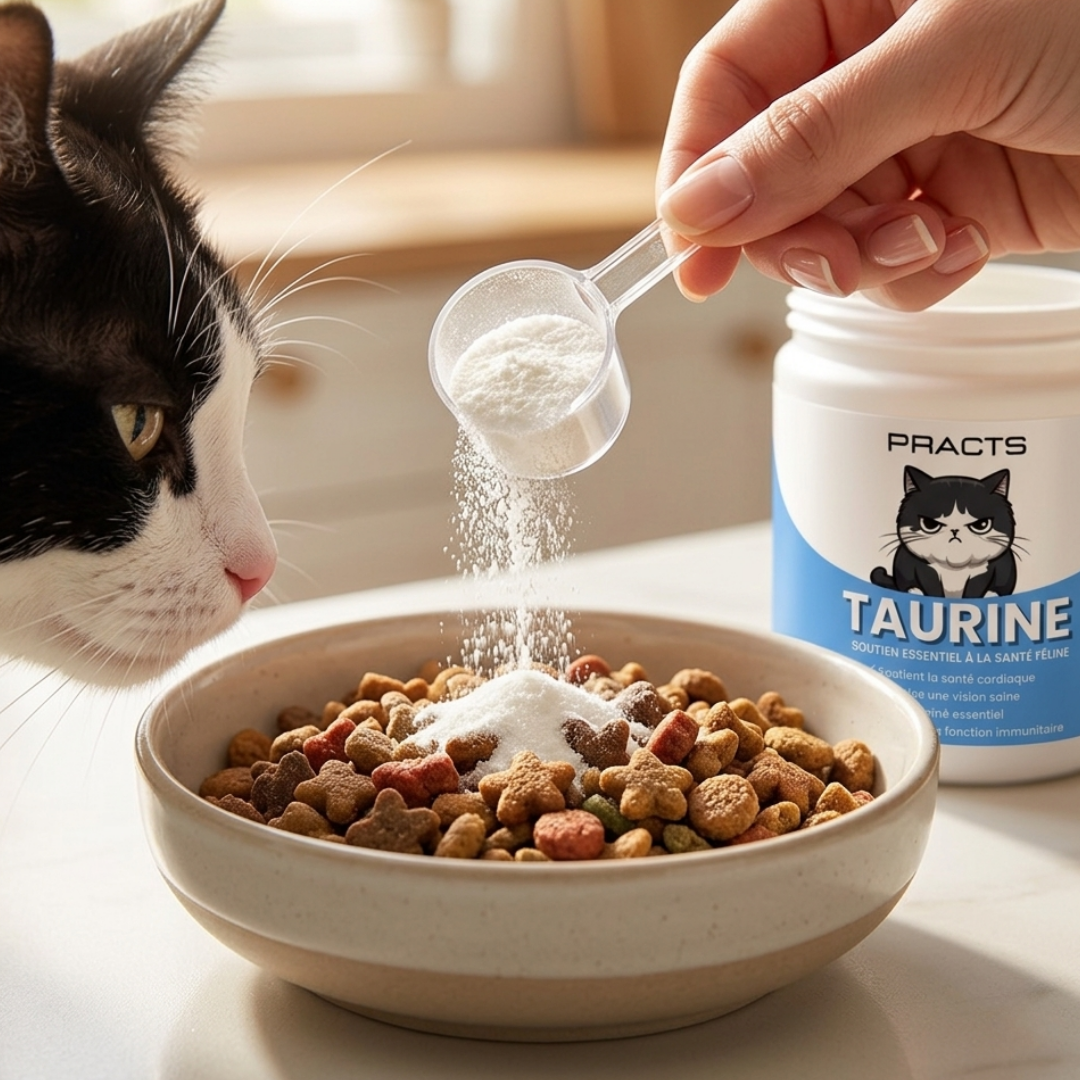 PRACTS – Suppléments de taurine pour chats