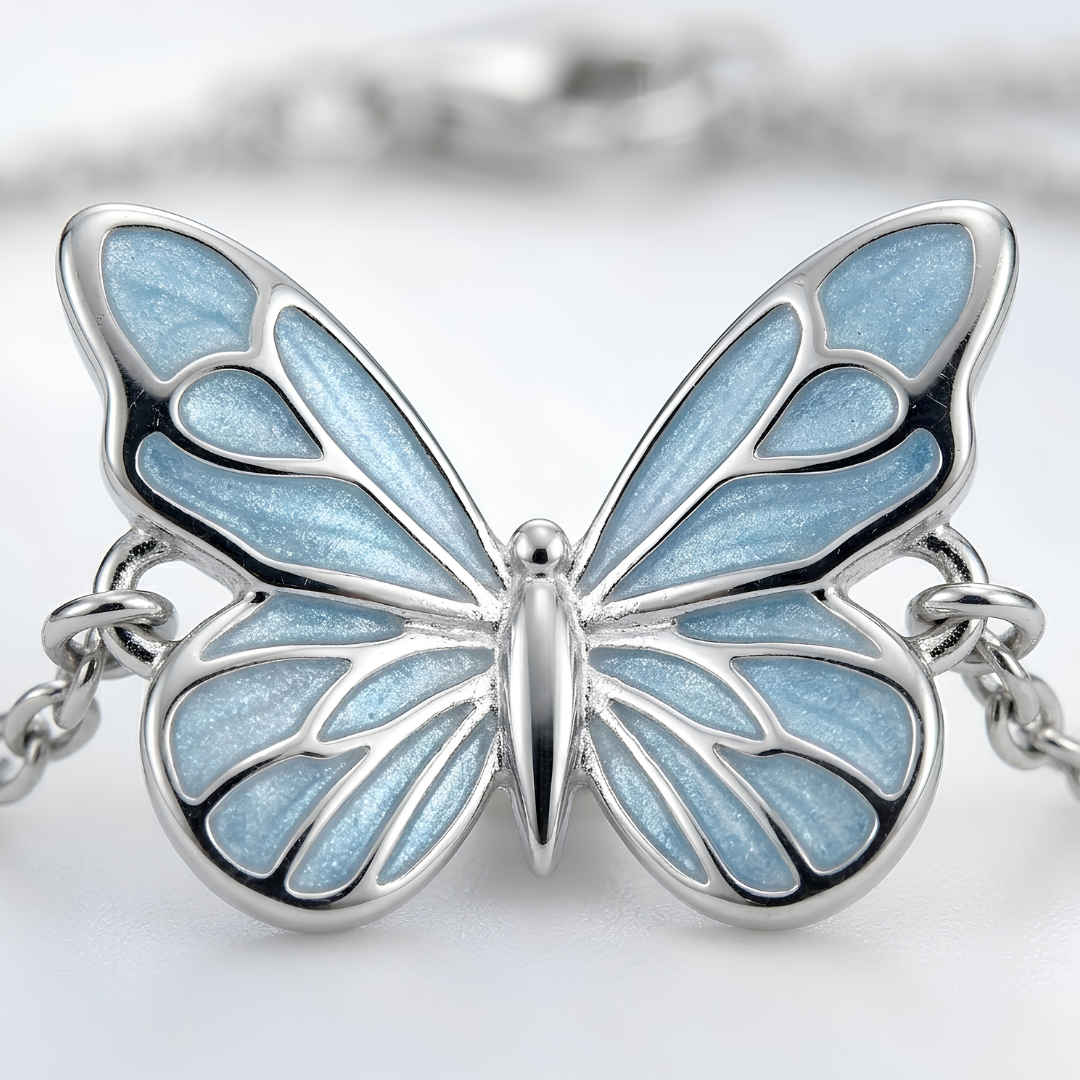 PRACTS Luminous Butterfly Charm Bracelet-SE