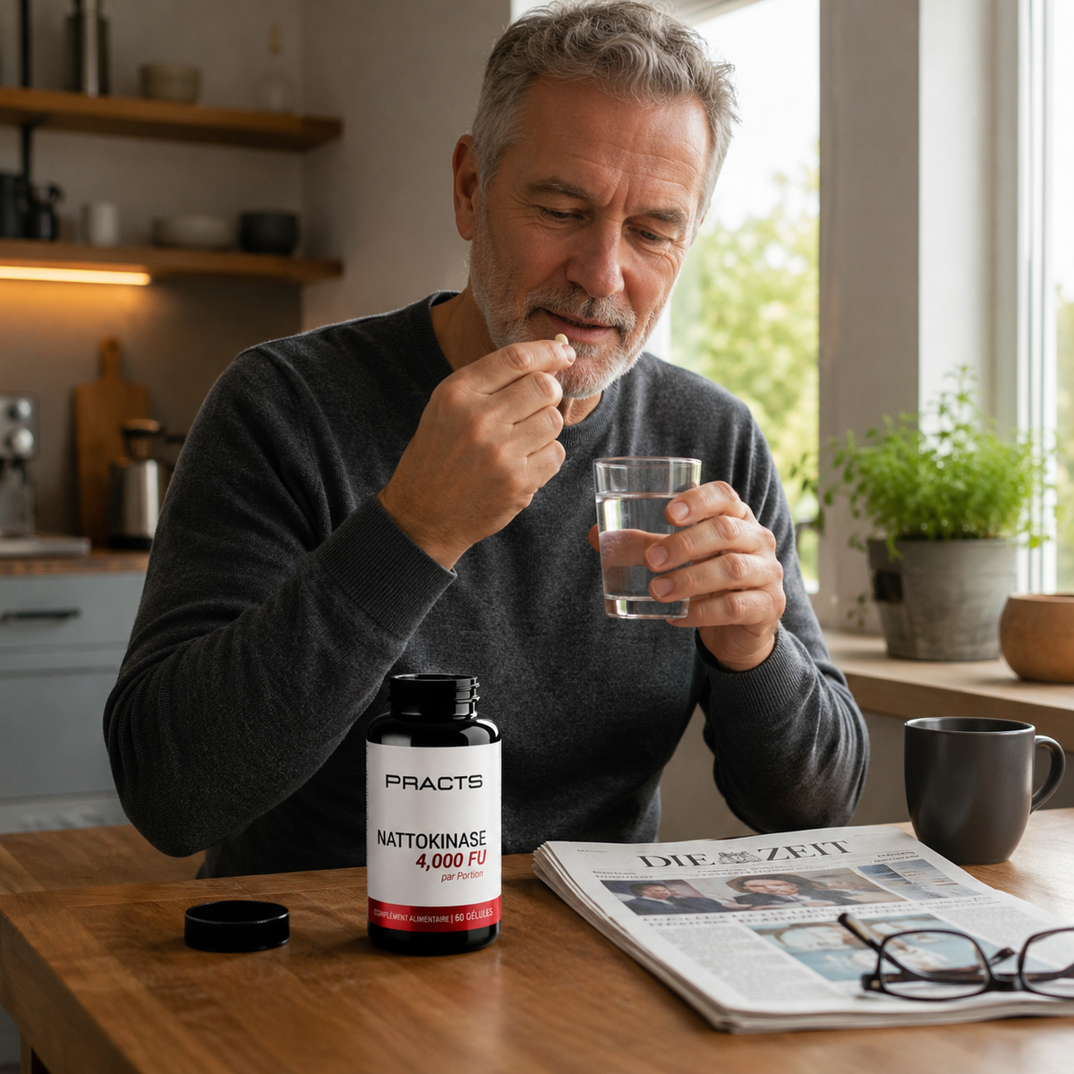 PRACTS Nattokinase Santé Vasculaire