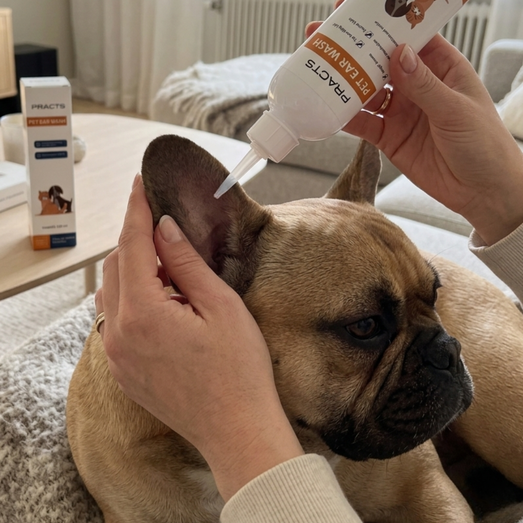 PRACTS Pet Ear Cleaning Solution Drops-FI