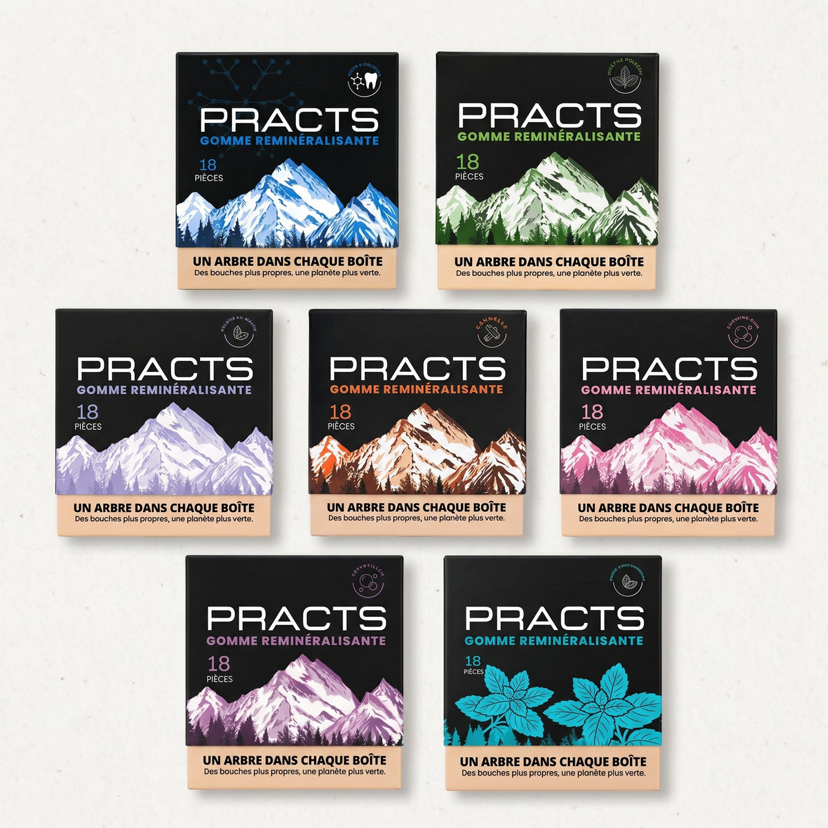 PRACTS Chewing-gum Reminéralisant