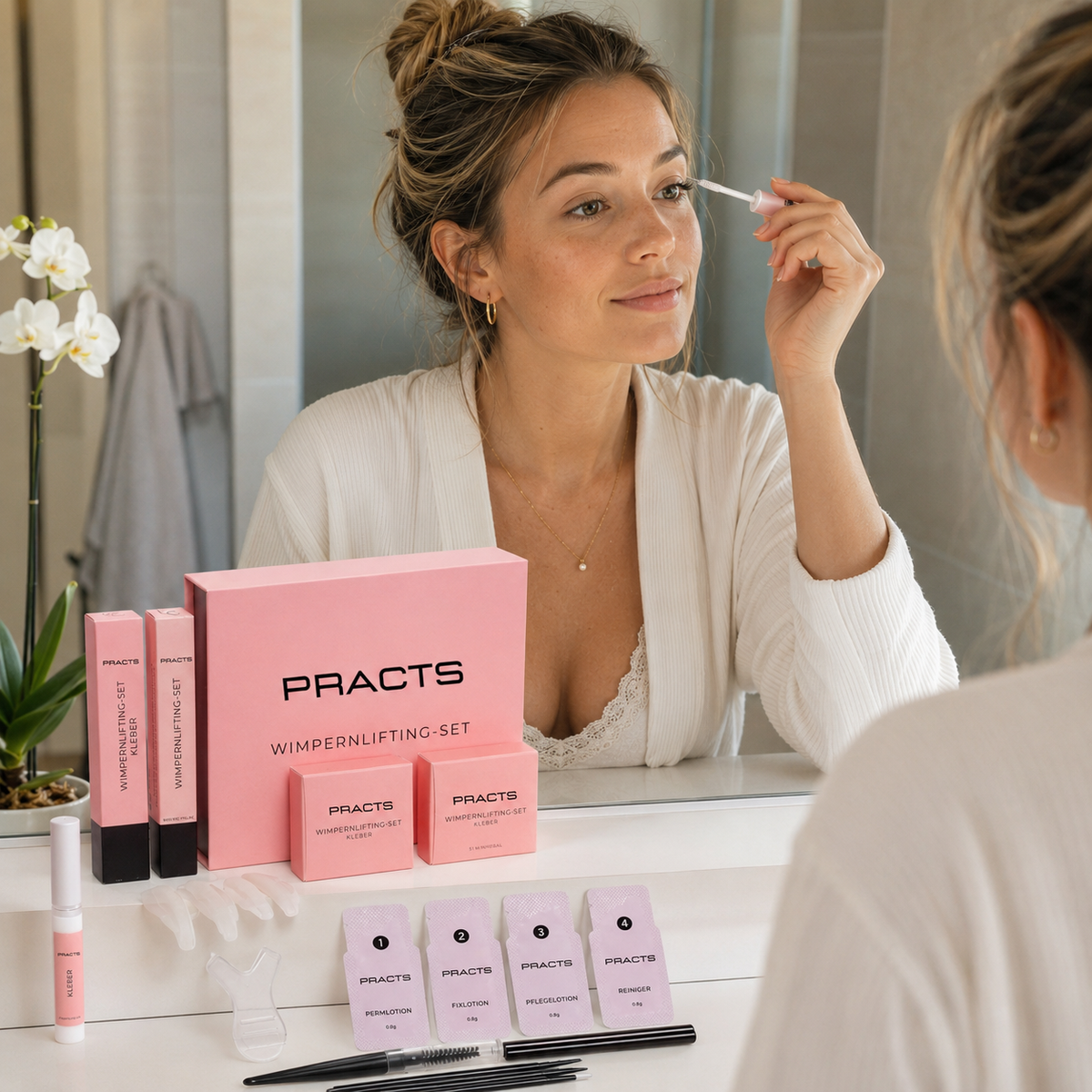 PRACTS Wimpernlifting Set für Zuhause