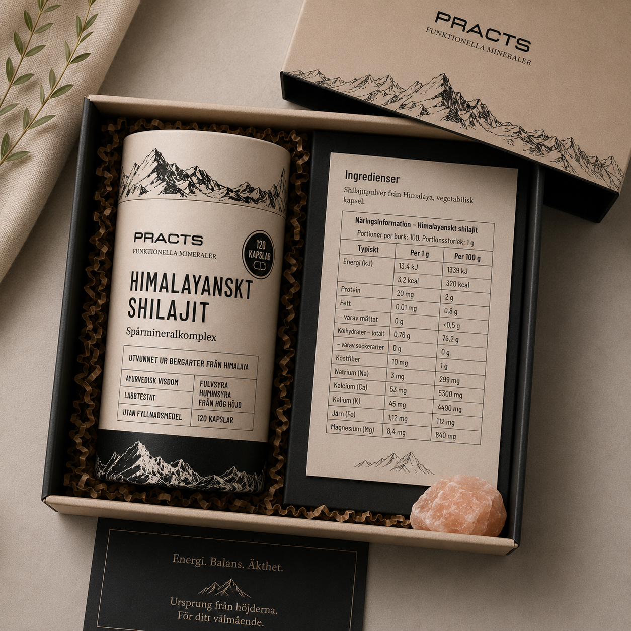 PRACTS Himalaya Shilajit Kapslar