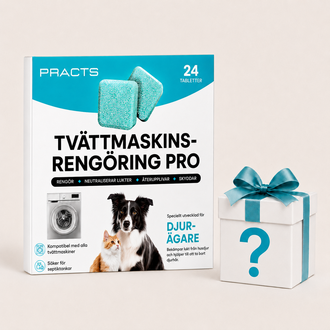 PRACTS Tvättmaskinsrengöring