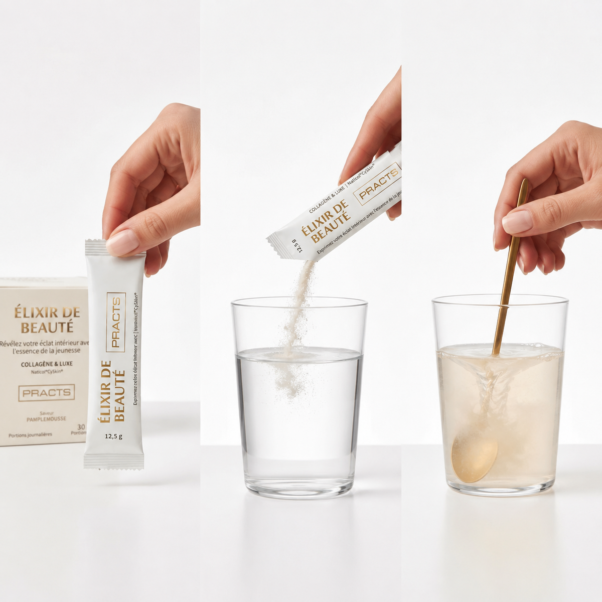 Practs ÉLIXIR DE BEAUTÉ COLLAGÈNE & LUXE, Naticol®CySkin®