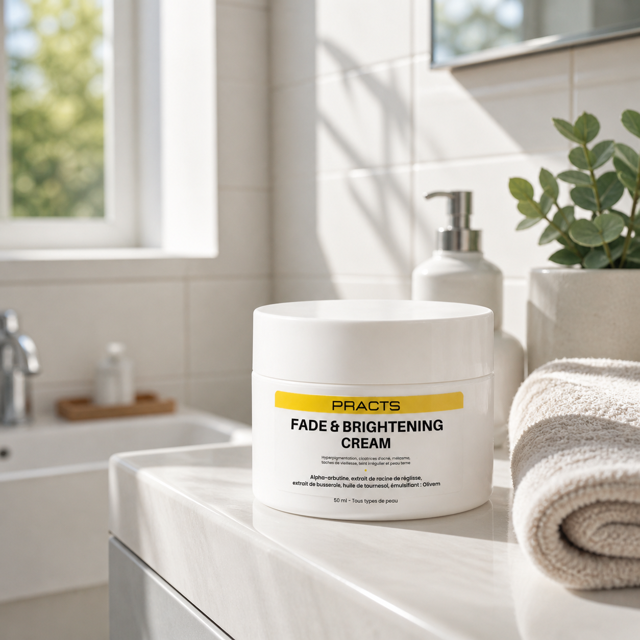 Offre spéciale : Crème éclaircissante et anti-décoloration PRACTS FR