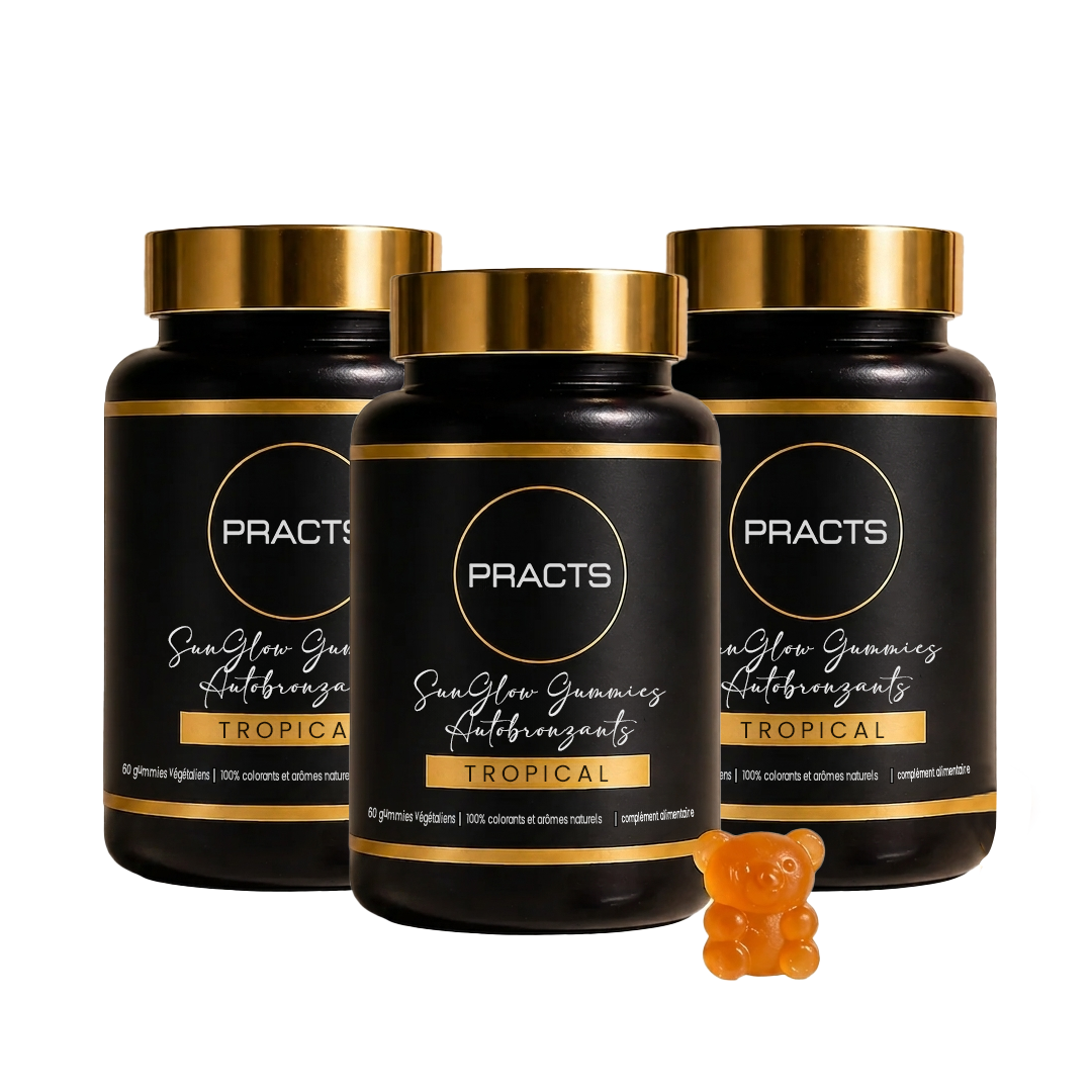 PRACTS SunGlow Gummies Autobronzants